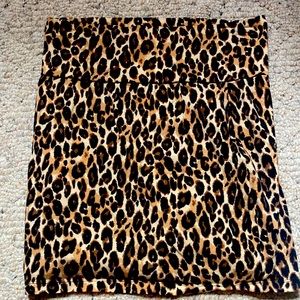 Cheetah Print Mini Skirt